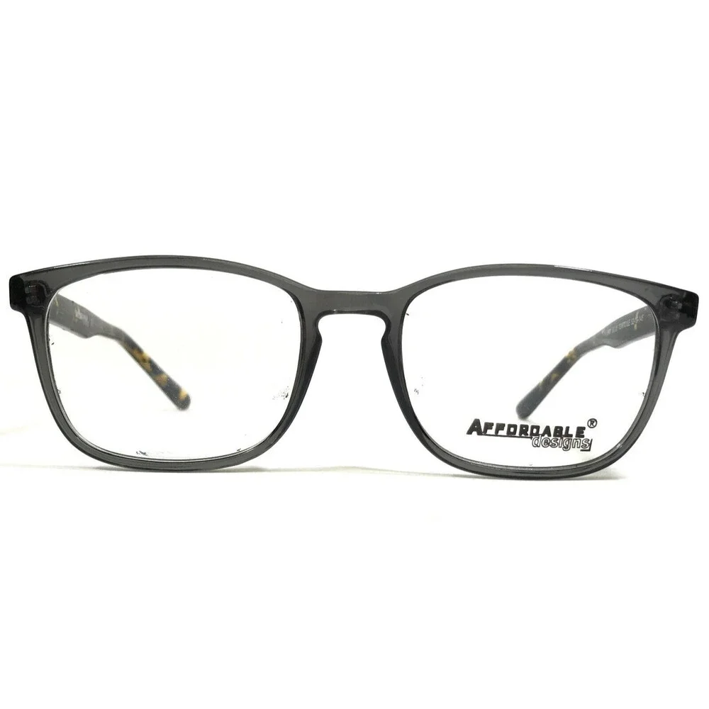 Affordable Designs Eyeglasses Frames HARPY BLUE TORTOISE Square 52-19-145